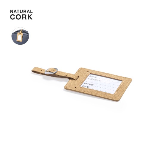 Bonded Leather Luggage Tag